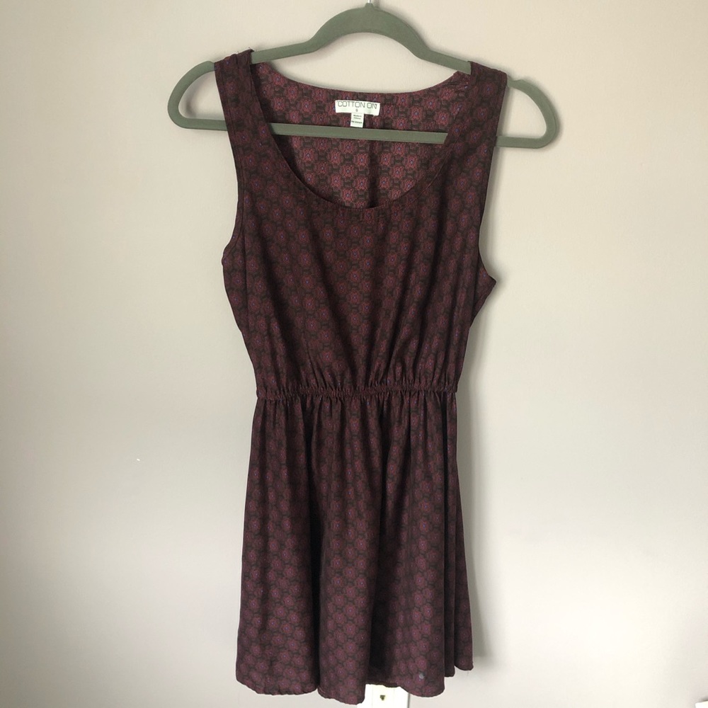 ♥️ Burgundy Sleeveless Dress